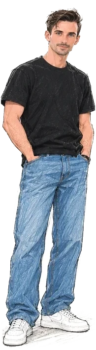 Illustration of Rhys