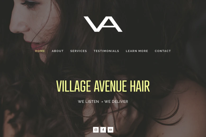 Village Avenue Hair website