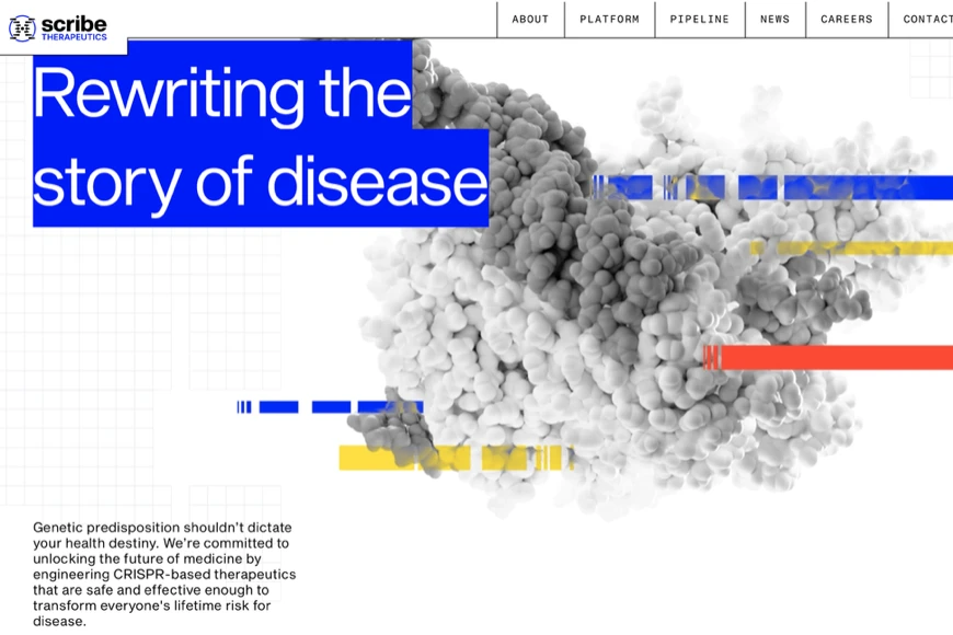 Scribe Therapeutics website